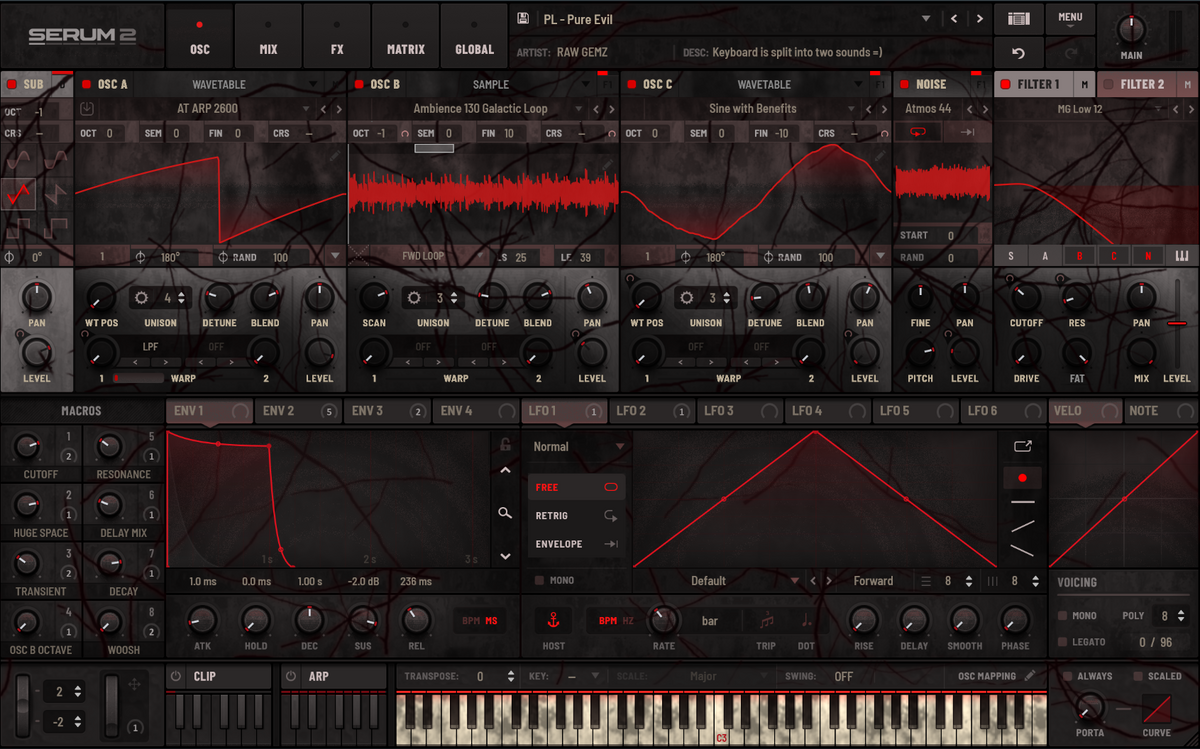 Stranger Serum Synths skin for Serum 2